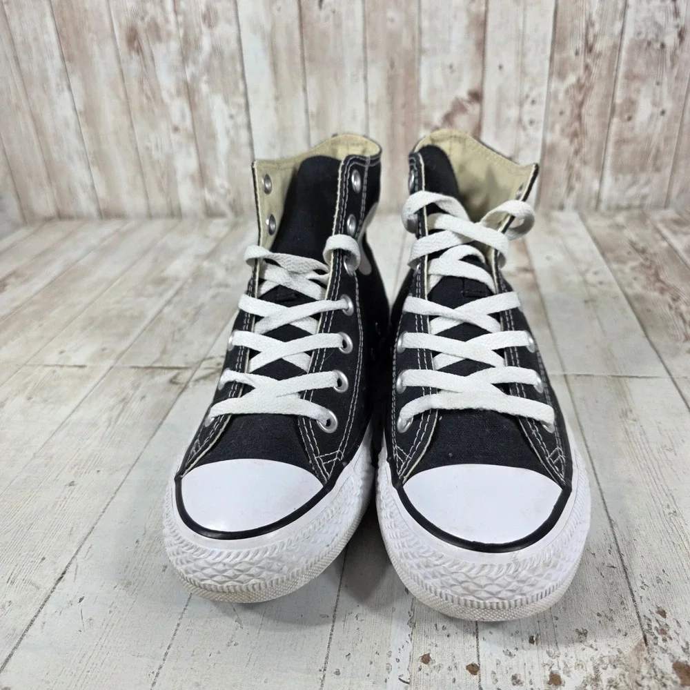 Converse Chuck Taylor All Star High Top Black Canvas Sneakers M9160 Womens 7